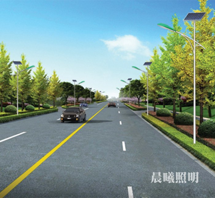 縣市道路6米太陽(yáng)能路燈